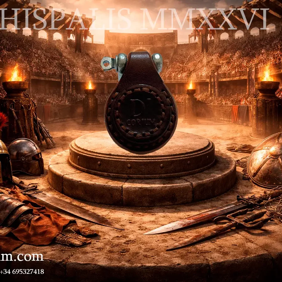 Llavero D´CORIUM marrón