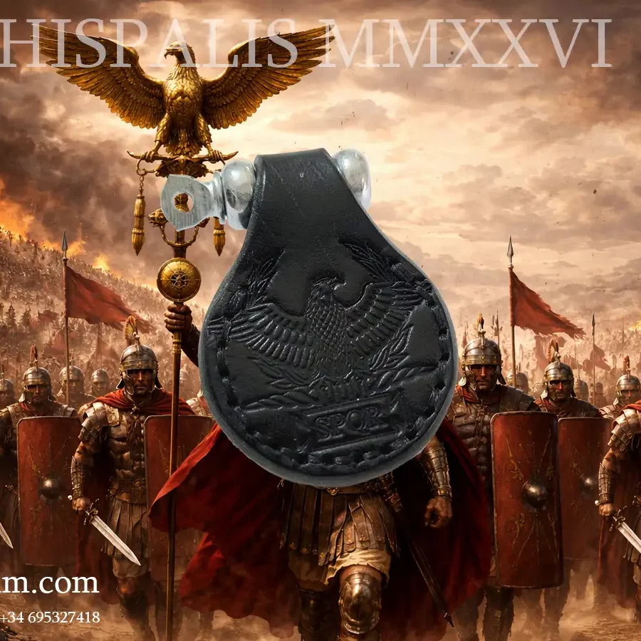 Llavero SPQR negro