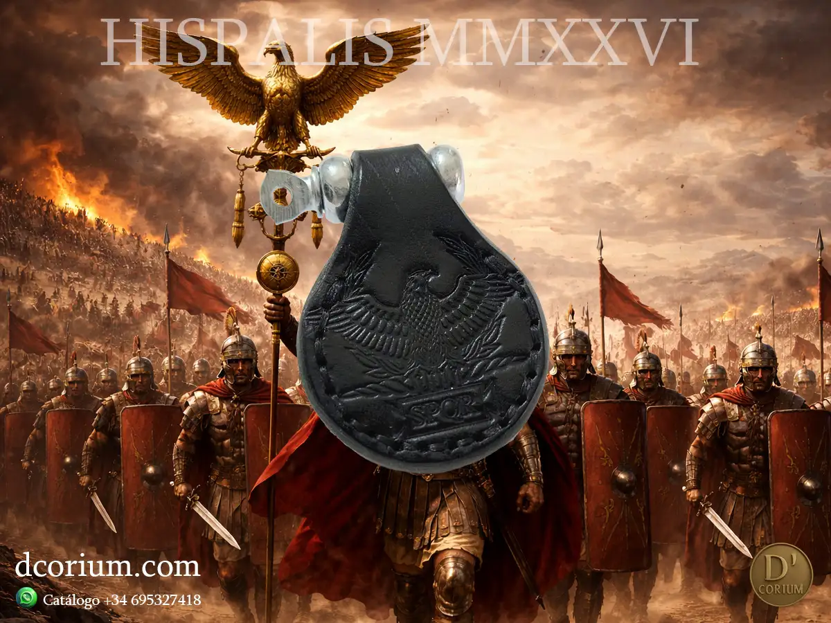 Llavero SPQR negro