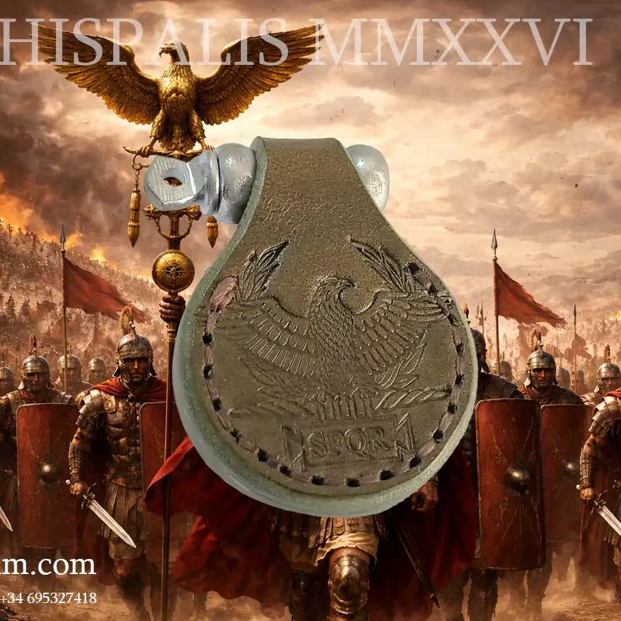 Llavero SPQR verde