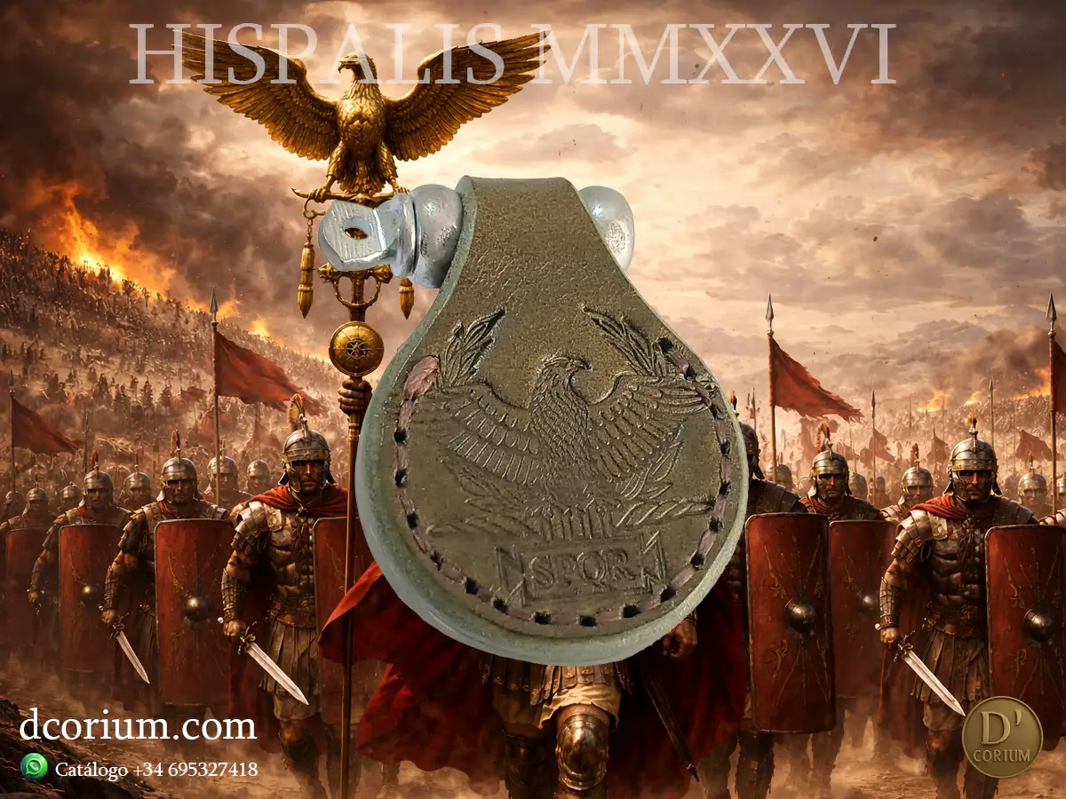 Llavero SPQR verde
