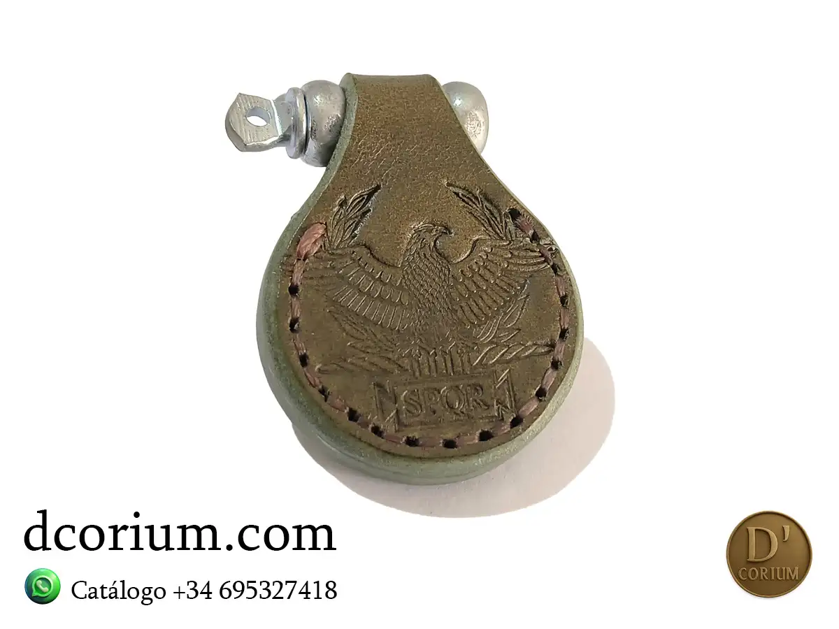 Llavero SPQR verde - Imagen 2